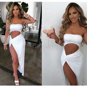 - BabyBoo SYLVIANNA Maxi Dress - White (S)